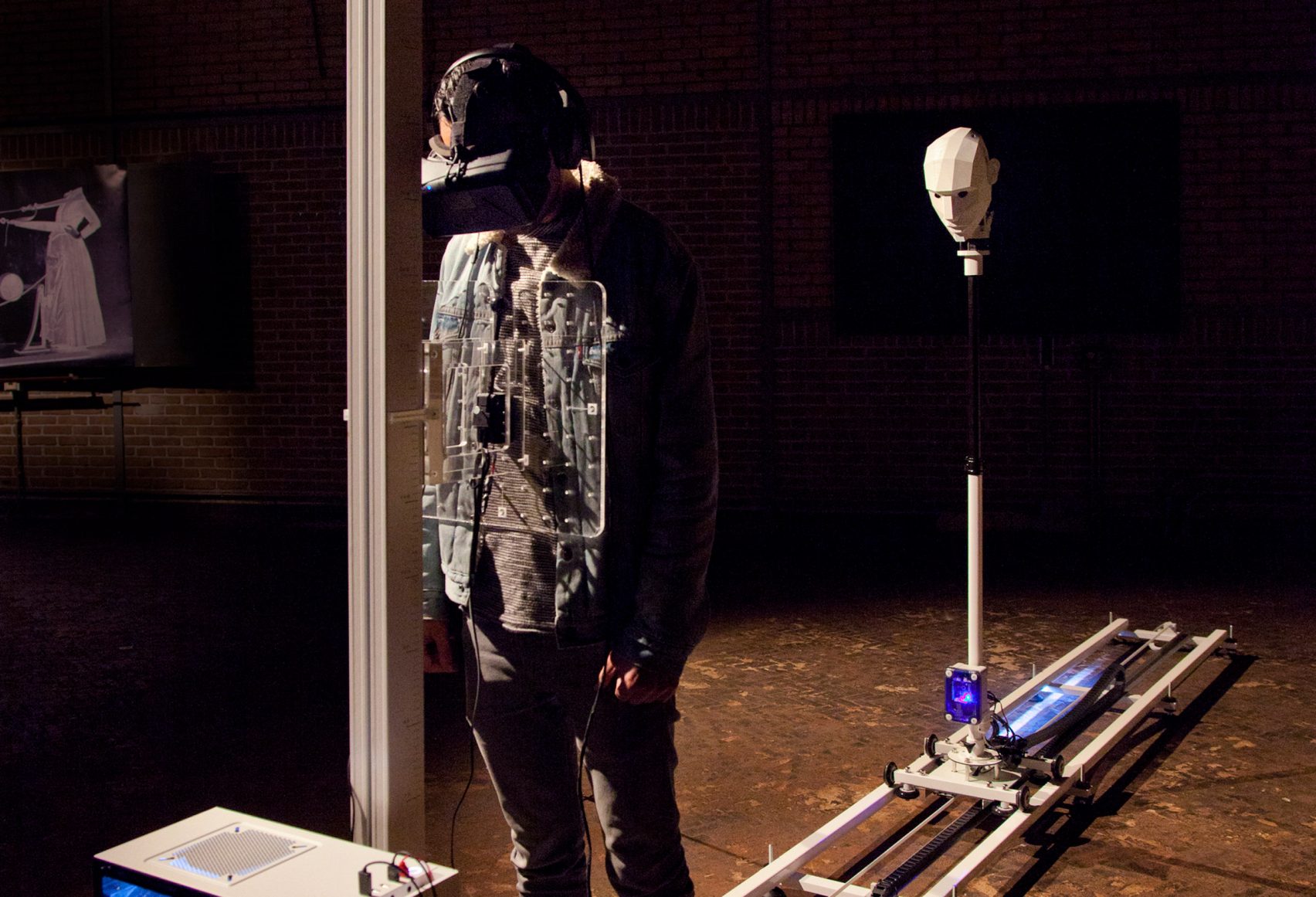 The out-of-body experience simulated by Outrospectre could provide therapy for dying people, by gently acclimatising them to the sensation of death.